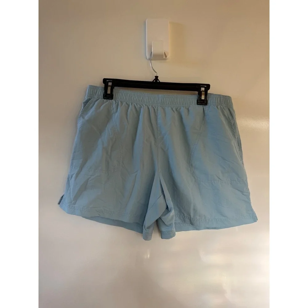 Columbia Sportswear Mens Swim Trunks Blue Nylon Mesh Pockets AL4573 Large 5